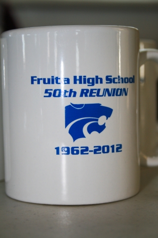 50th Reunion Mug given to each classmate. 