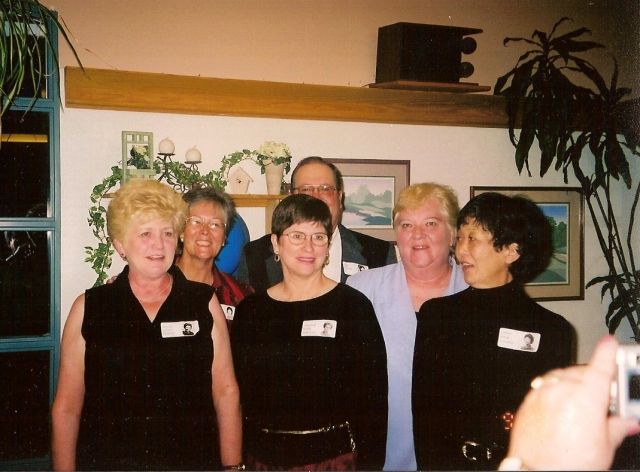 40 Year Class Reunion - 2002 - Appleton Elementary School Classmates Back row, Ellen, Jimmy, Carolyn; Front row, Joyce, Darlene, Nancy